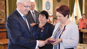 Srebrny Krzyż Zasługi dla Krystyny Sosin