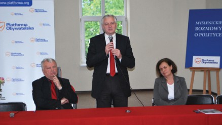 Minister Jarosław Gowin gościł w Myślenicach