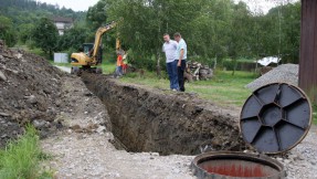 Dobiega końca budowa sieci kanalizacyjnej w Pcimiu