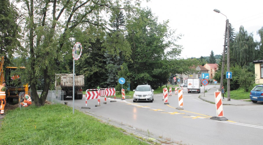 Zaczął się remont na skrzyżowaniu ul. Słowackiego i Żeromskiego