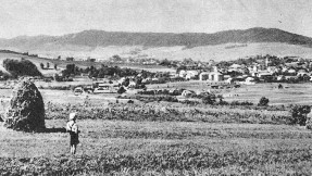 Panorama miasta z początku lat 50. ubiegłego wieku