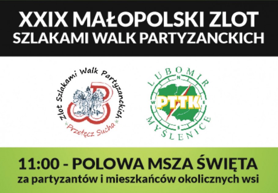 XXIX Małopolski Zlot Szlakami Walk Partyzanckich na Suchej Polanie 14 września