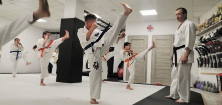 Egzamin w Myślenickiej Akademii Karate „Byakko”