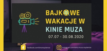 Kino Muza w Myślenicach i Myślenicki Ośrodek Kultury i Sportu zapraszają na wyjątkową ucztę filmową nie tylko dla najmłodszych 