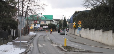 Ulica Kniaziewicza zamknięta