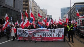 Biało czerwona Warszawa