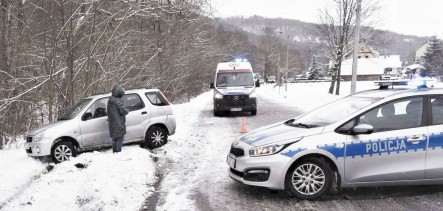 Potrącenie pieszej w Pcimiu