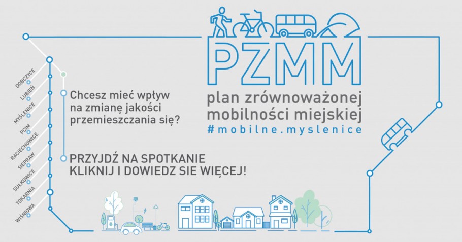 Plan Zrównoważonej Mobilności Miejskiej – konsultacje społeczne dotyczące  opracowania SUMP-a