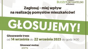 Głosowanie w Budżecie Obywatelskim startuje 14 września!