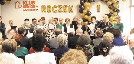 Klub Senior+ w Myślenicach w nowej siedzibie świętował swój „roczek”