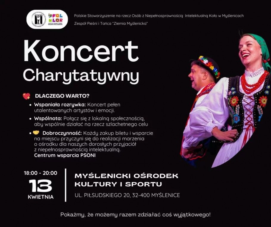 Koncert charytatywny w MOKiS