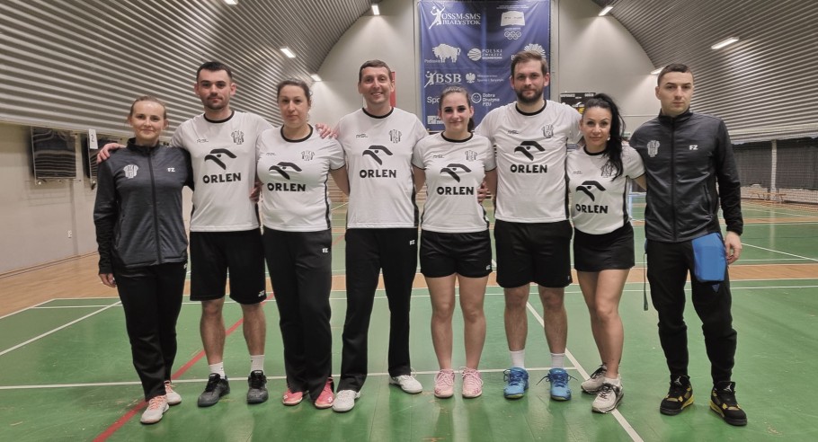 TKKF UKLEJNA MYŚLENICE kończy sezon na V Miejscu I Ligi Badmintona PZBad