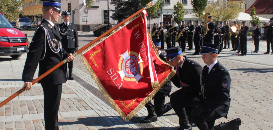 Najmłodsza jednostka OSP w Myślenicach zyskała sztandar 