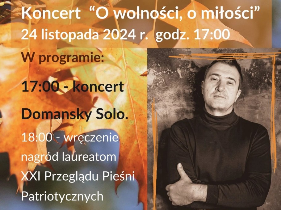 Koncert „O wolności, o miłości”